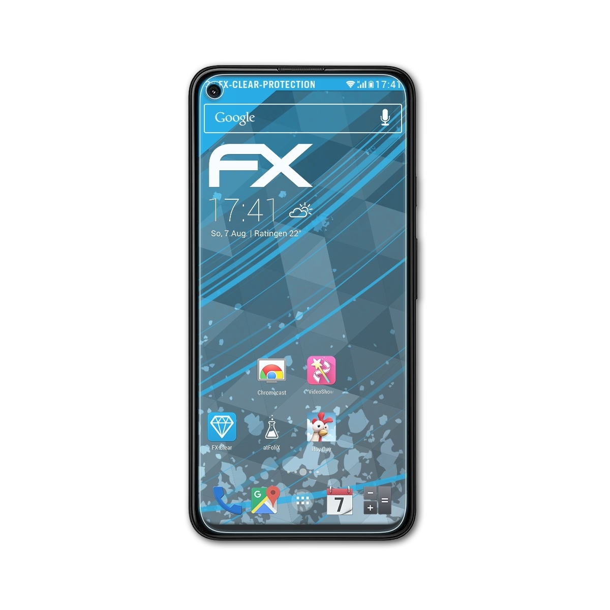 Pixel 4a FX-Clear ATFOLIX Google (5G)) 3x Displayschutz(für