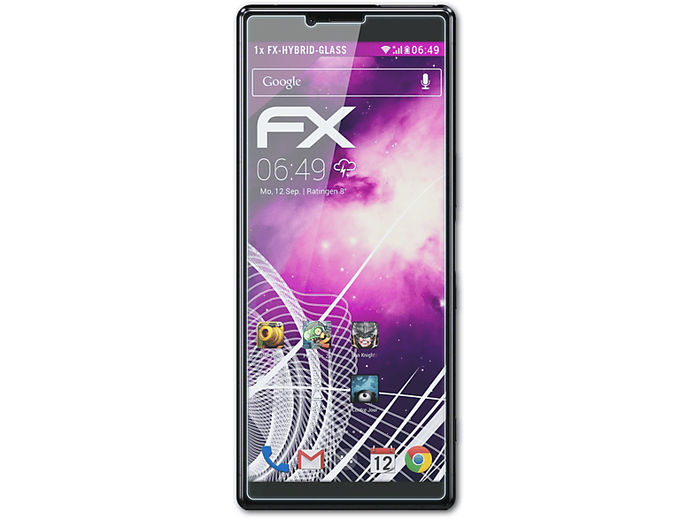 Sony ATFOLIX Xperia FX-Hybrid-Glass Schutzglas(für 1)