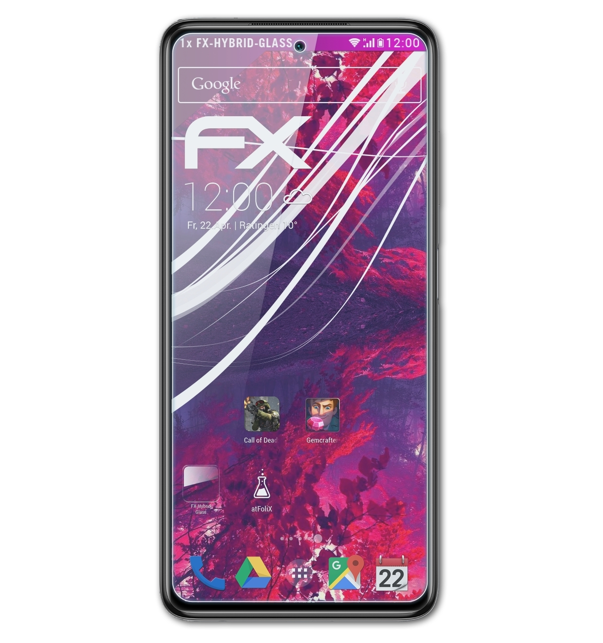 Poco FX-Hybrid-Glass Schutzglas(für ATFOLIX Xiaomi F3)
