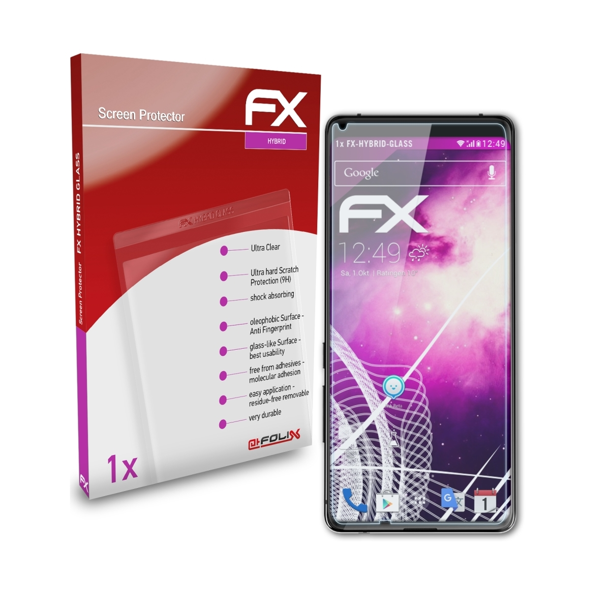 FX-Hybrid-Glass ATFOLIX Mix Schutzglas(für AllCall 2)