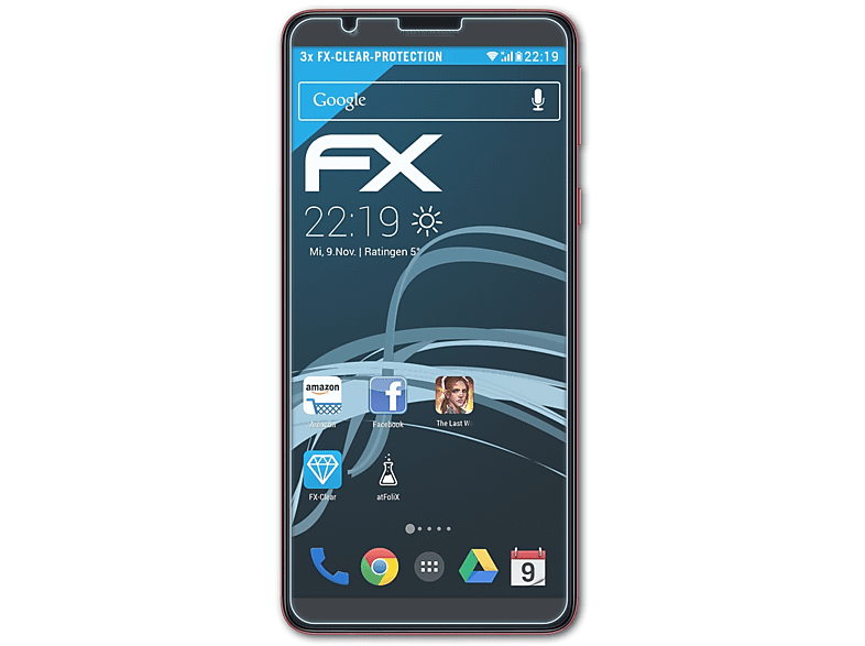 A3 Core) Displayschutz(für Galaxy Samsung ATFOLIX FX-Clear 3x