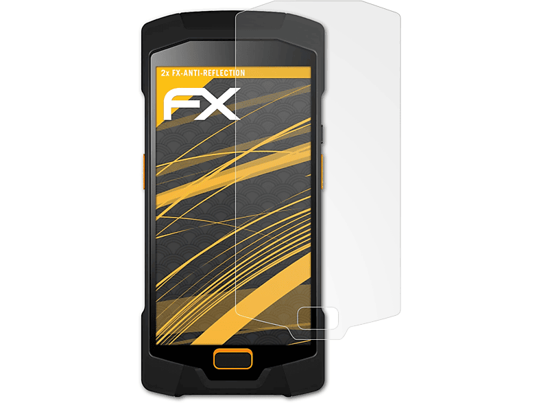 2x FX-Antireflex Displayschutz(für Lite) P2 Sunmi ATFOLIX