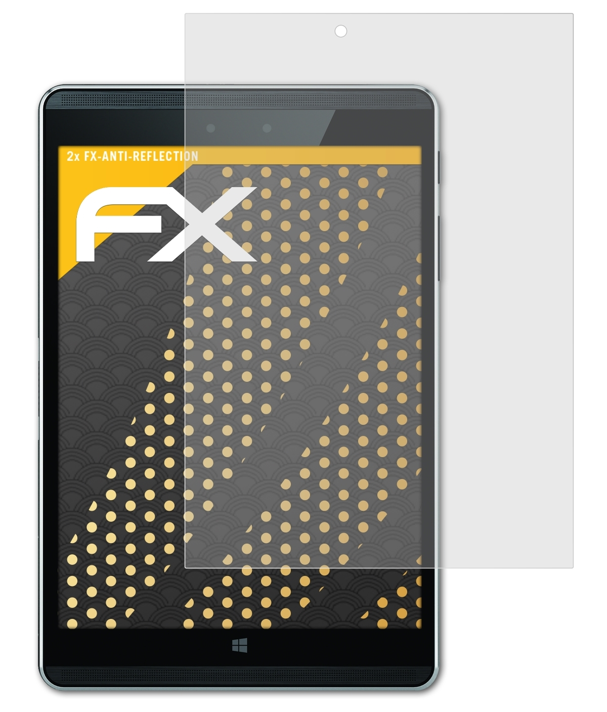 ATFOLIX 2x G1) 608 Displayschutz(für HP Tablet FX-Antireflex Pro