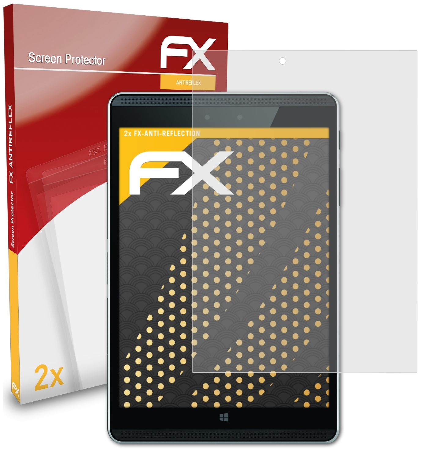 HP Tablet Pro 2x G1) ATFOLIX Displayschutz(für FX-Antireflex 608
