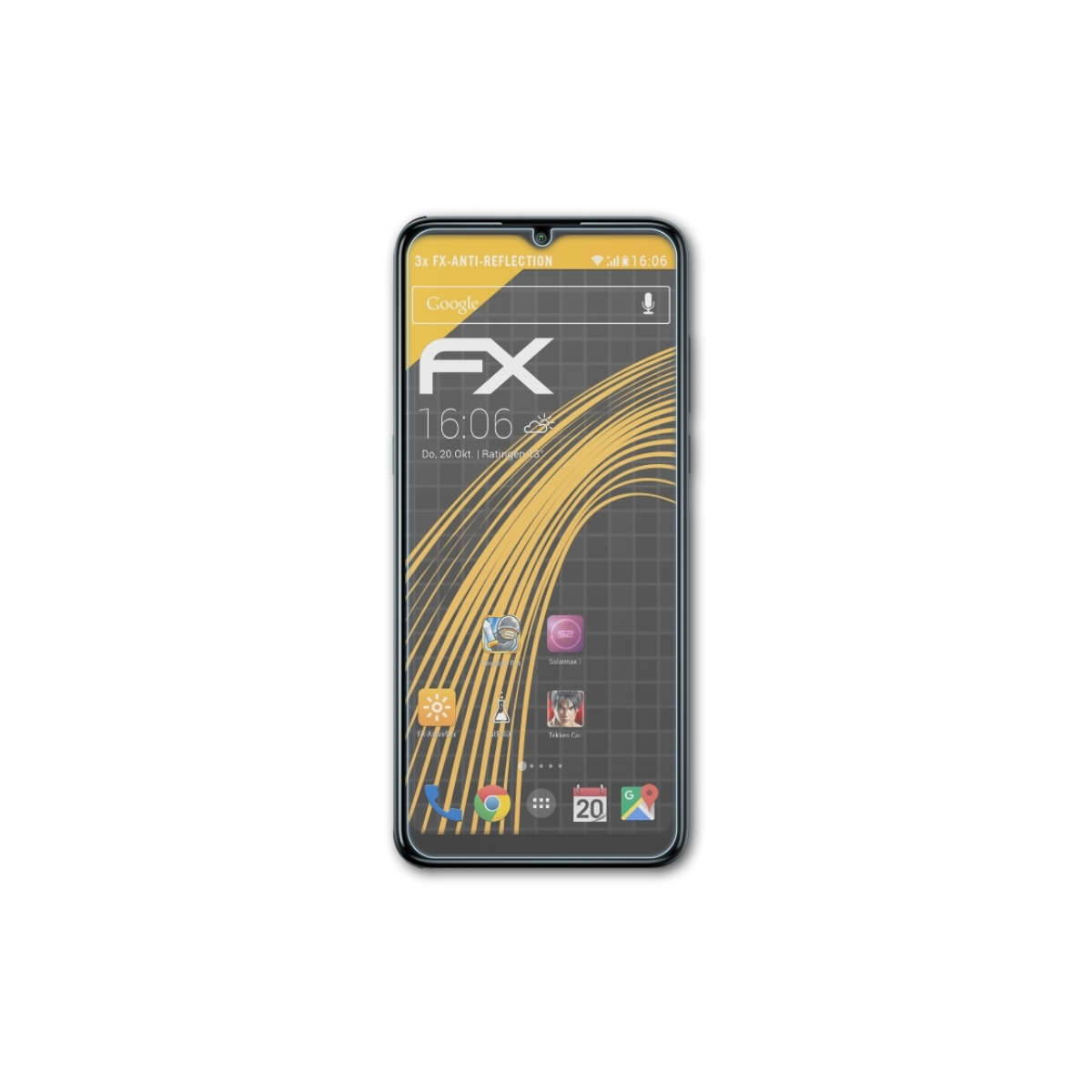 ATFOLIX FX-Antireflex 3x Displayschutz(für Alcatel 5H)