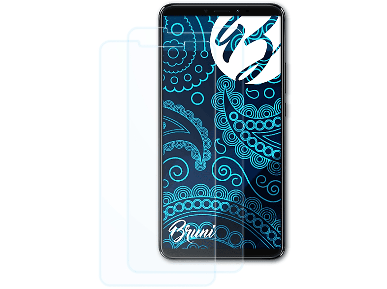 BRUNI Schutzfolie(für Basics-Clear 2x Mi Max 3) Xiaomi
