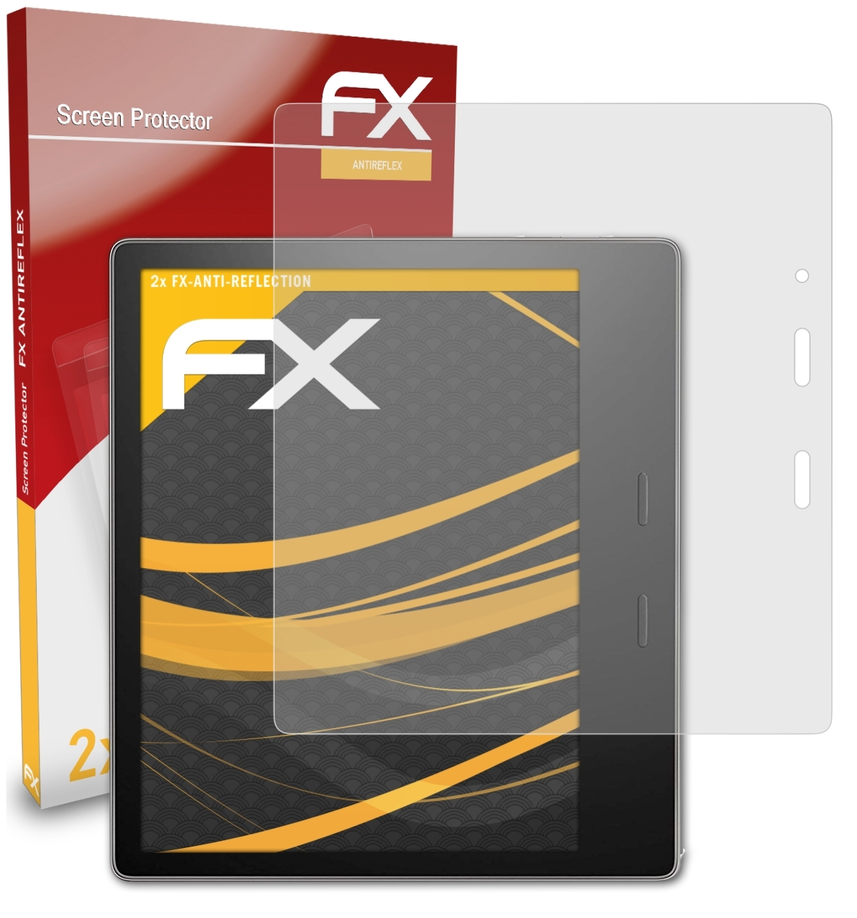 ATFOLIX 2x FX-Antireflex Kindle Amazon (Model Displayschutz(für Oasis 2019))