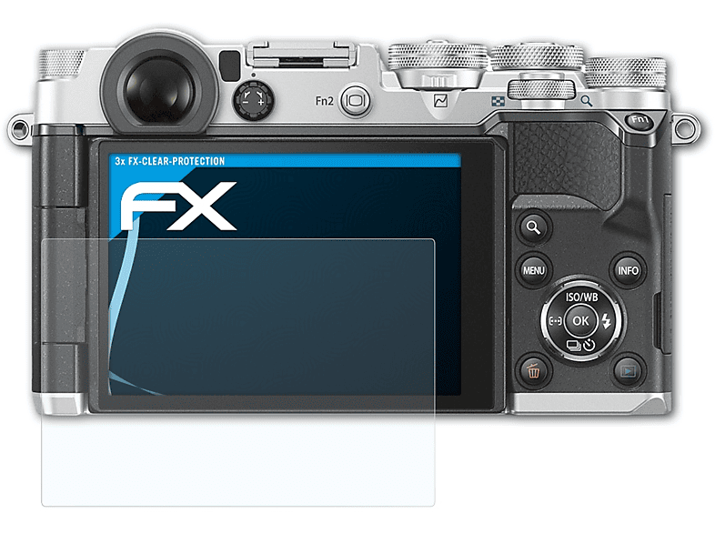 3x Pen-F) FX-Clear ATFOLIX Displayschutz(für Olympus