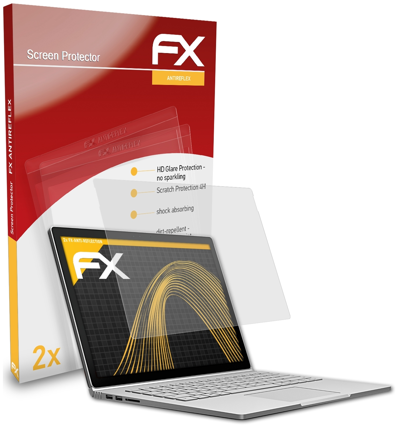 Microsoft ATFOLIX FX-Antireflex Surface 2x Displayschutz(für Book)
