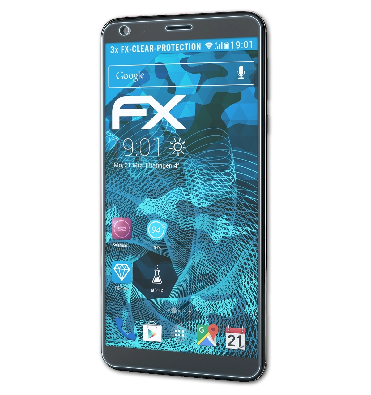ATFOLIX 3x Sharp FX-Clear Displayschutz(für B10)
