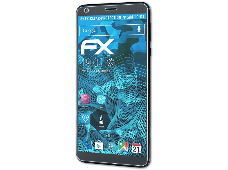 Displayschutz(für B10) 3x ATFOLIX Sharp FX-Clear
