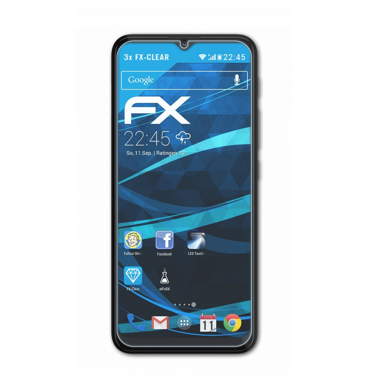 3x Moto ATFOLIX FX-Clear G10) Displayschutz(für Motorola