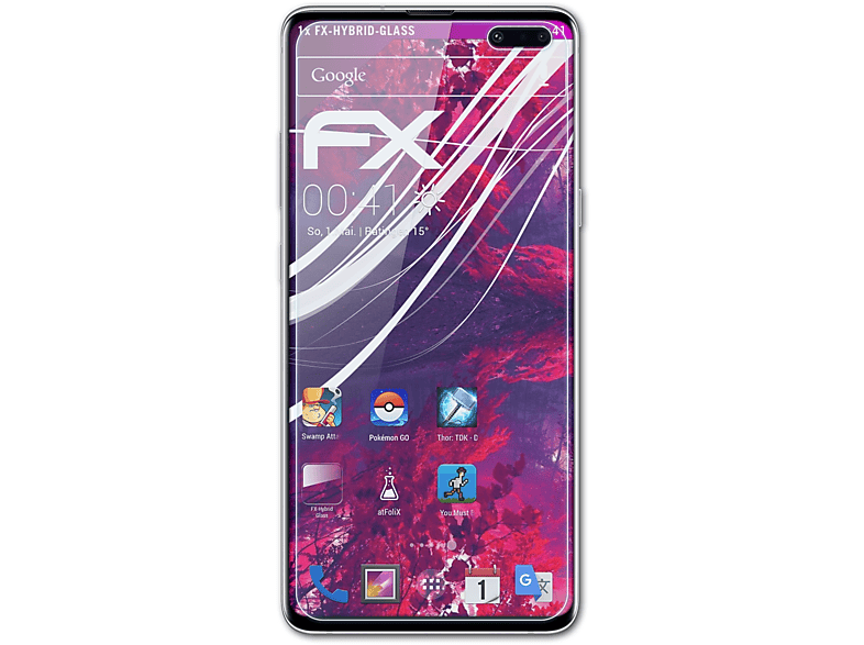 ATFOLIX FX-Hybrid-Glass Samsung 5G) Galaxy Schutzglas(für S10