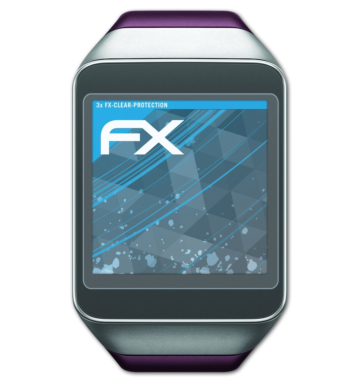 ATFOLIX Live) FX-Clear 3x Gear Displayschutz(für Samsung