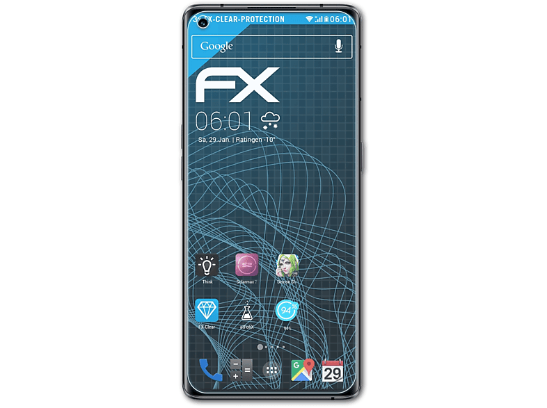ATFOLIX 3x Displayschutz(für GT Edition) Master Realme FX-Clear