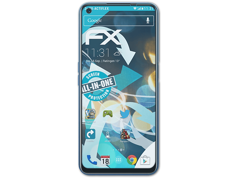 5G) FX-ActiFleX 3x Realme 7 ATFOLIX Displayschutz(für