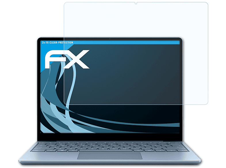 ATFOLIX 2x FX-Clear Displayschutz(für Microsoft Surface Go) Laptop