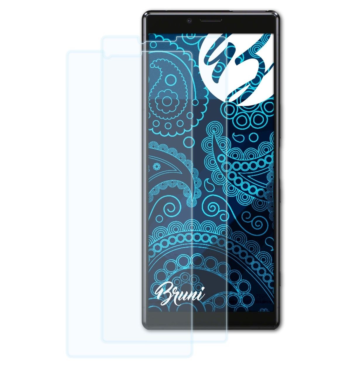 BRUNI 2x Basics-Clear 1) Sony Schutzfolie(für Xperia