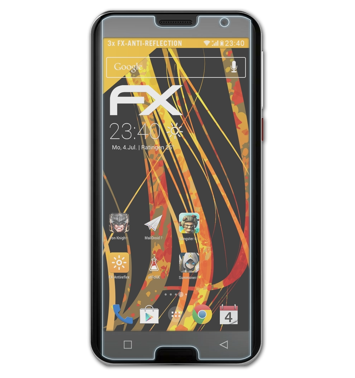 ATFOLIX 3x FX-Antireflex Displayschutz(für Smart.5) Emporia