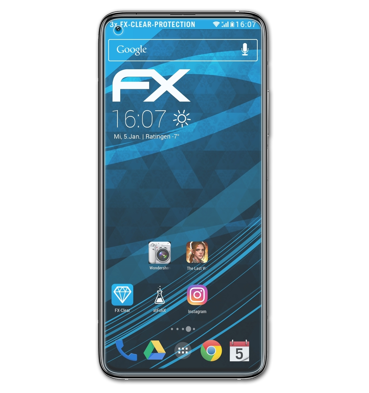 Mi 10T) Xiaomi FX-Clear Displayschutz(für ATFOLIX 3x