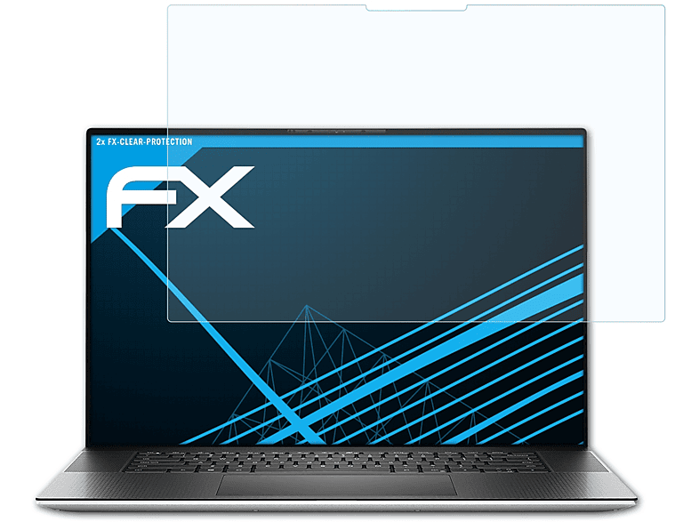 ATFOLIX 2x FX-Clear Displayschutz(für XPS 17 Dell (9700)) Dell
