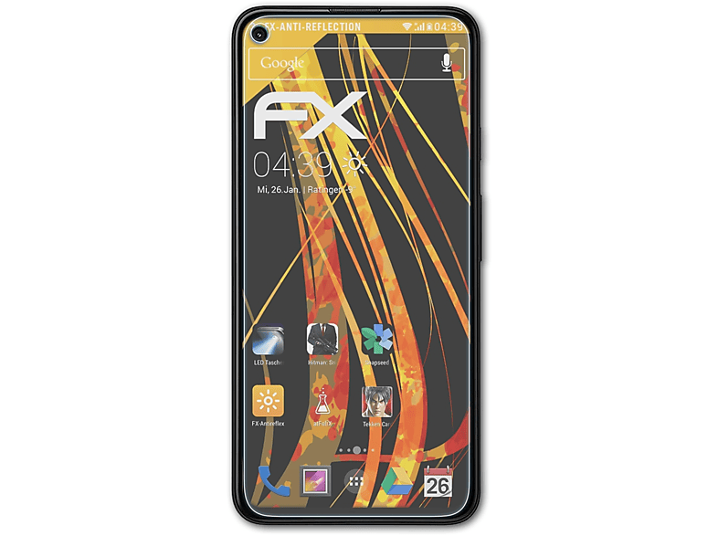 ATFOLIX 3x FX-Antireflex Displayschutz(für (5G)) Pixel 4a Google