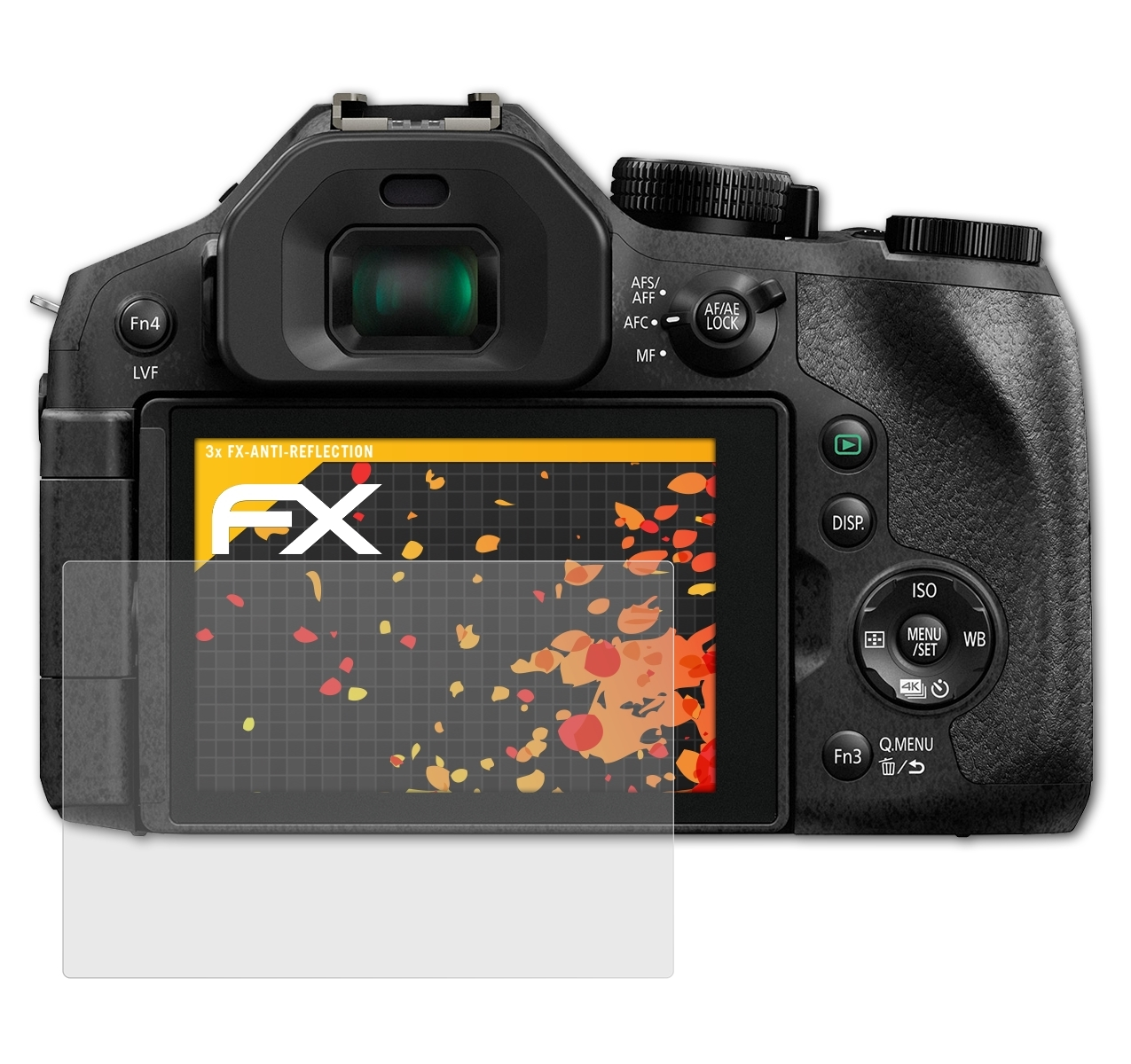 ATFOLIX 3x Lumix FX-Antireflex DMC-FZ300) Displayschutz(für Panasonic