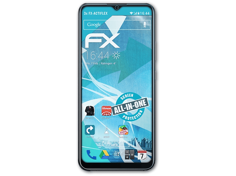 ATFOLIX 3x FX-ActiFleX Displayschutz(für Narzo Realme 50i)