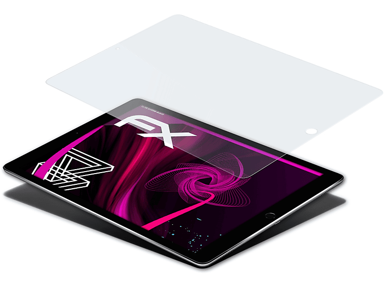 ATFOLIX FX-Hybrid-Glass Schutzglas(für Apple iPad Pro 12,9 (2015))