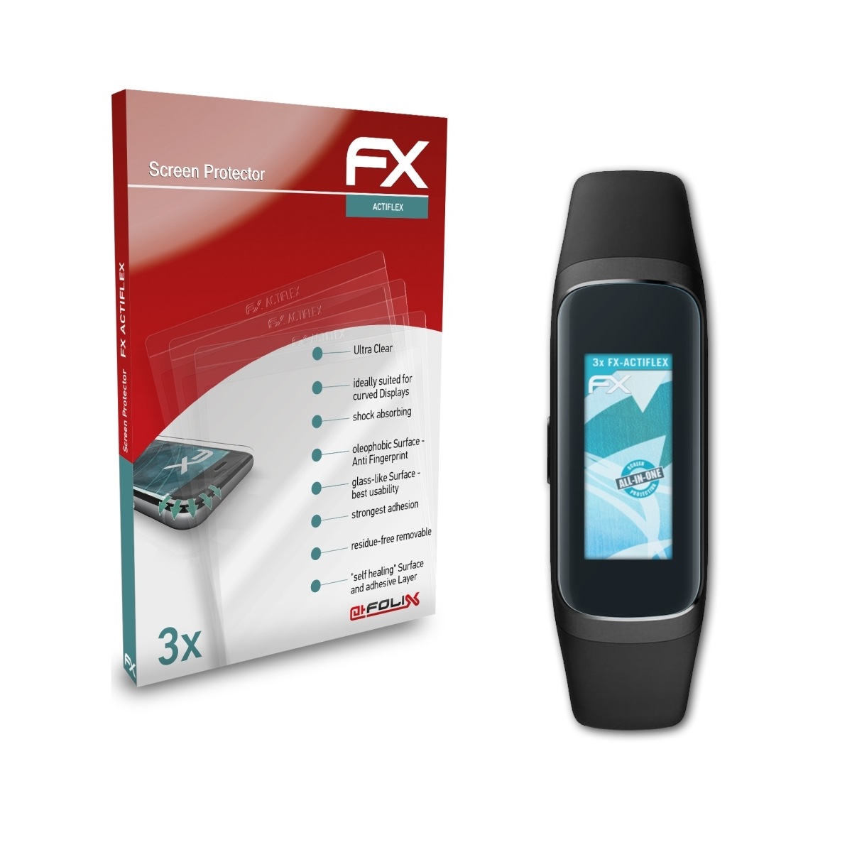 ATFOLIX 3x FX-ActiFleX Displayschutz(für Galaxy Samsung Fit)