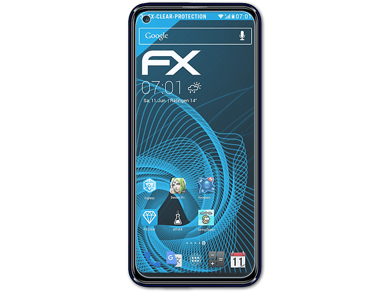 ATFOLIX 3x FX-Clear Displayschutz(für LG W41)