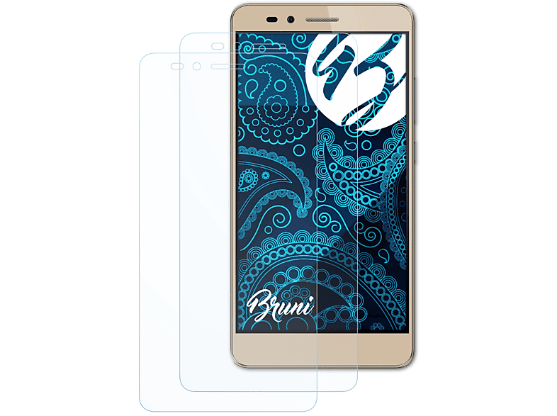 Huawei BRUNI 5X) Honor 2x Schutzfolie(für Basics-Clear