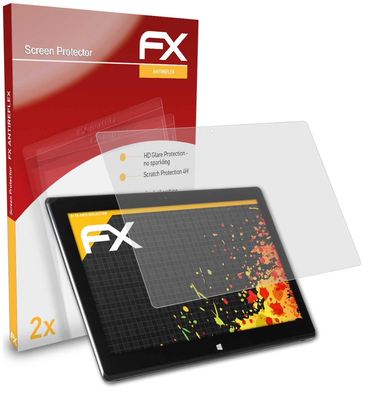 Displayschutz(für Pad Wortmann 1161 2x FX-Antireflex Terra ATFOLIX Pro)