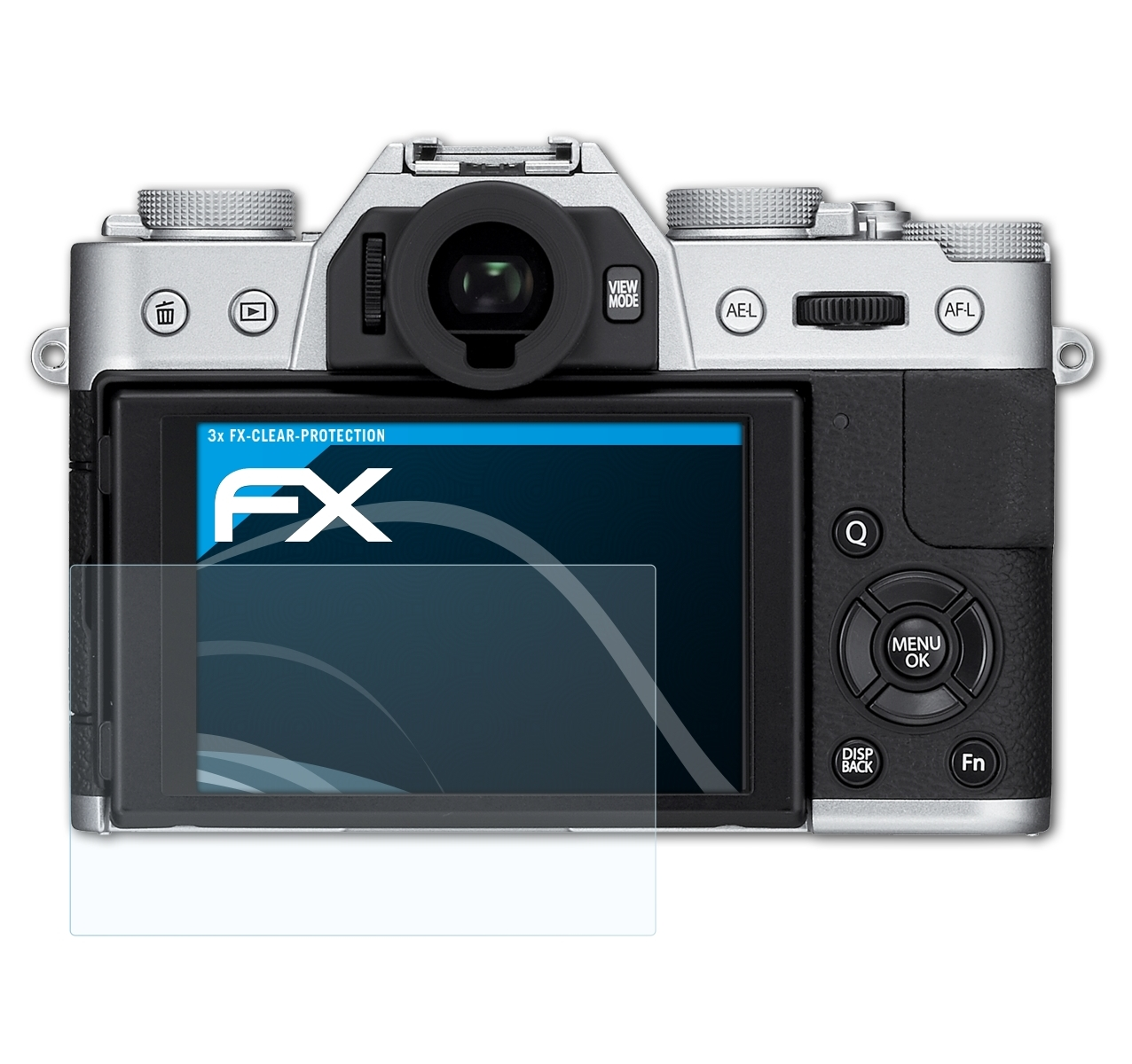 3x Fujifilm ATFOLIX X-T10) Displayschutz(für FX-Clear