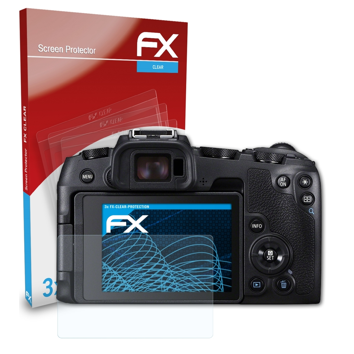 ATFOLIX 3x FX-Clear EOS Displayschutz(für RP) Canon