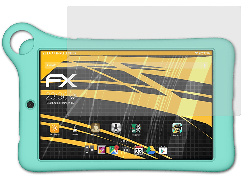 ATFOLIX 2x FX-Antireflex Displayschutz(für TCL Tab Family Edition)