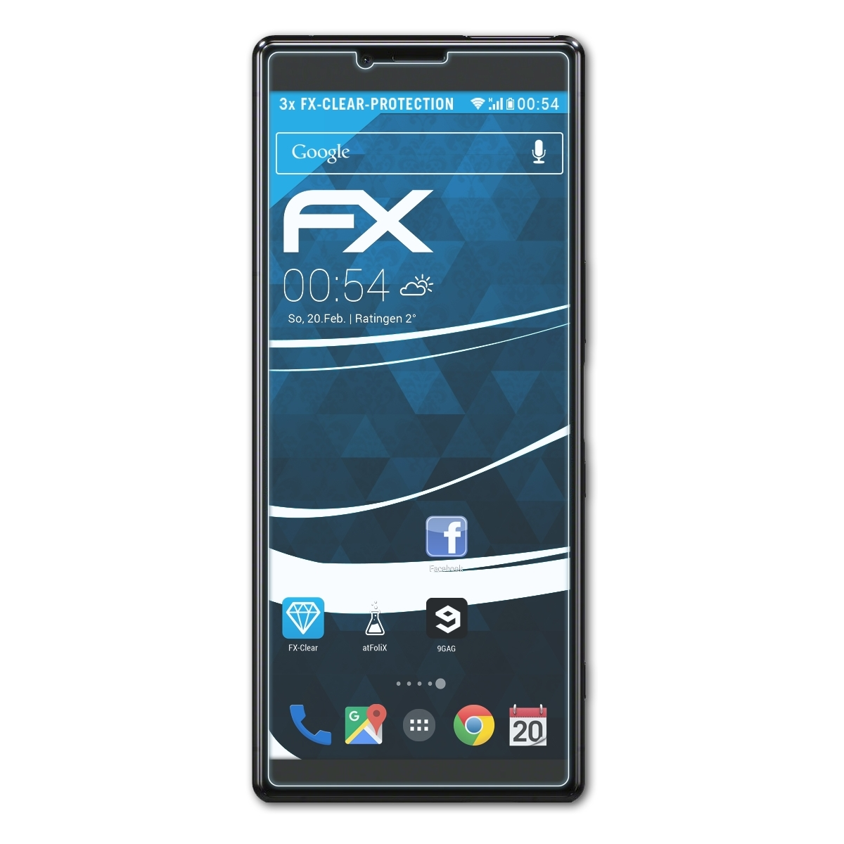 Displayschutz(für 1) ATFOLIX 3x Xperia Sony FX-Clear
