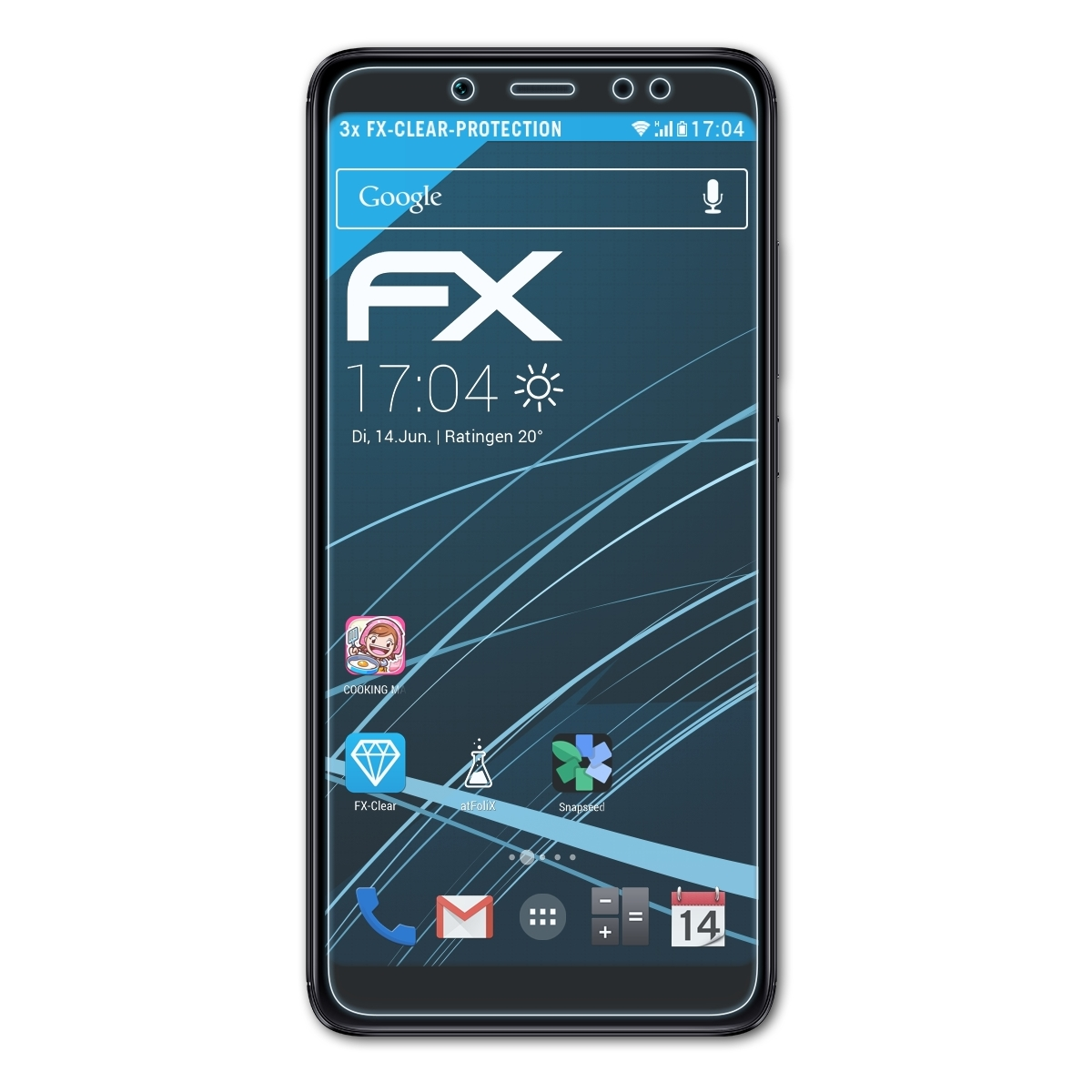 ATFOLIX 3x 5 Pro) FX-Clear Displayschutz(für Note Xiaomi Redmi
