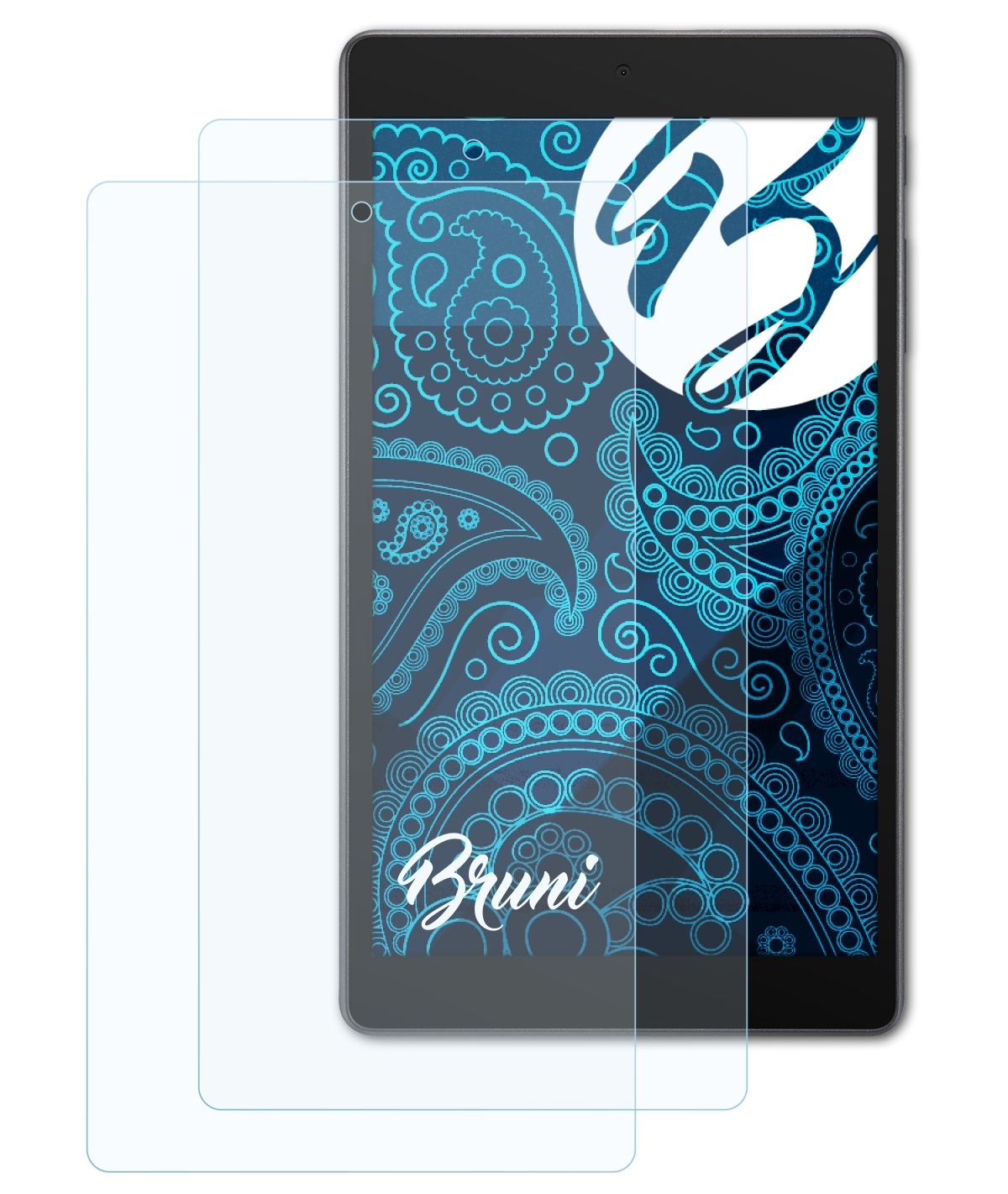 Schutzfolie(für Alcatel BRUNI (7)) 2x One Touch Basics-Clear Pixi 4