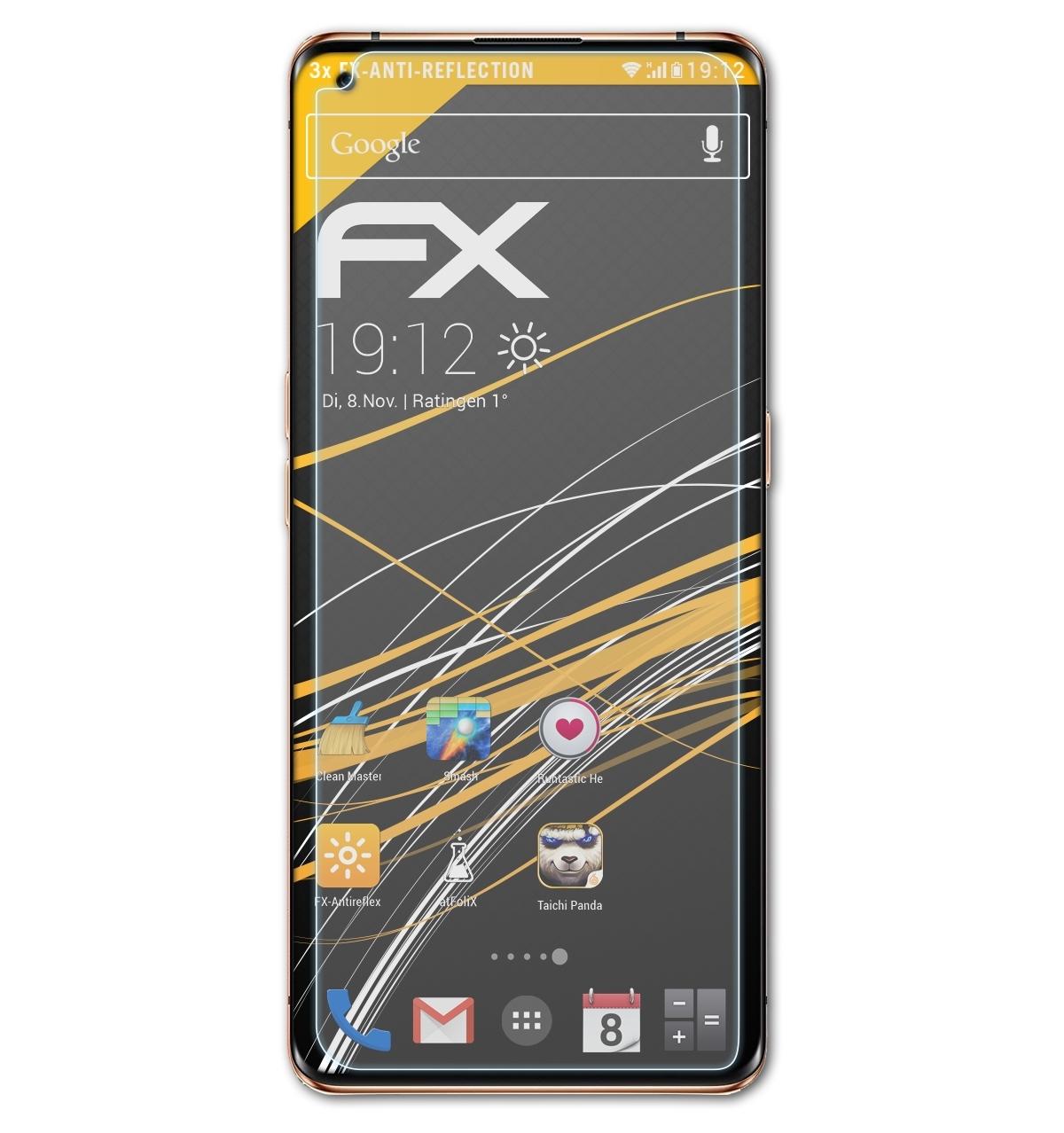 Pro) FX-Antireflex 3x Find X2 Oppo ATFOLIX Displayschutz(für