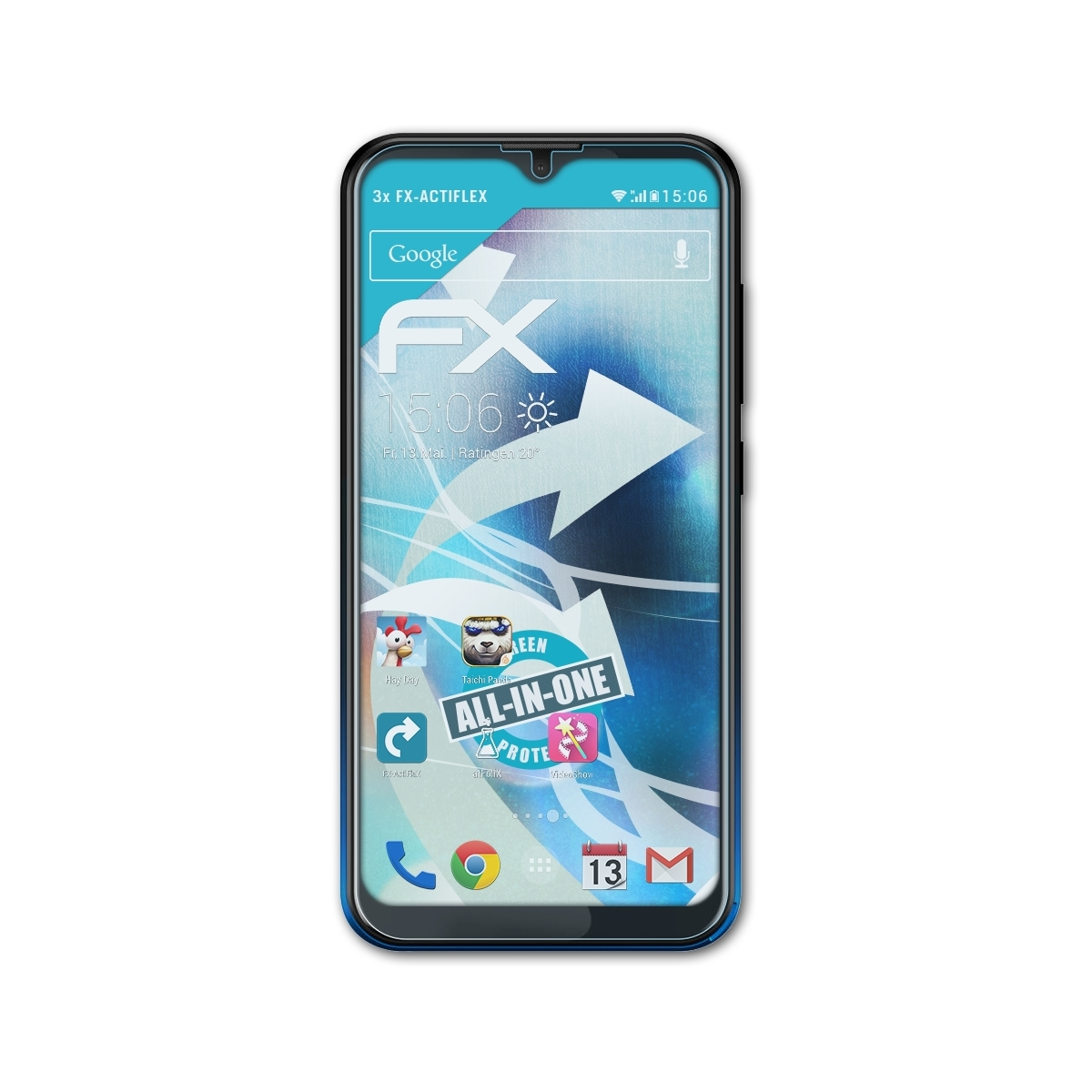 ATFOLIX 3x FX-ActiFleX M12) Displayschutz(für Leagoo