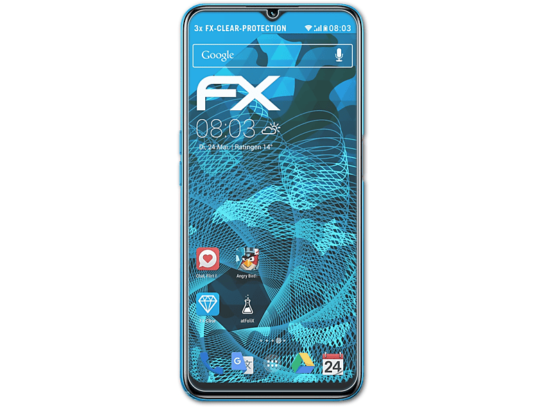 ATFOLIX 3x FX-Clear Displayschutz(für Realme V11 5G)