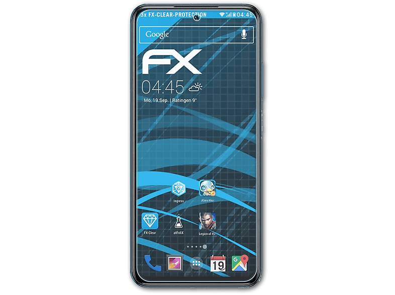 ATFOLIX 3x FX-Clear Displayschutz(für Xiaomi Poco M3 Pro)