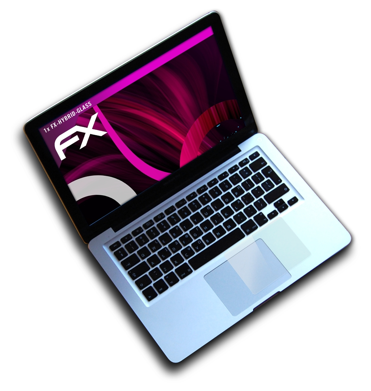 ATFOLIX FX-Hybrid-Glass (A1286 A1534)) A1278 Schutzglas(für A1502 Trackpad MacBook Apple Pro