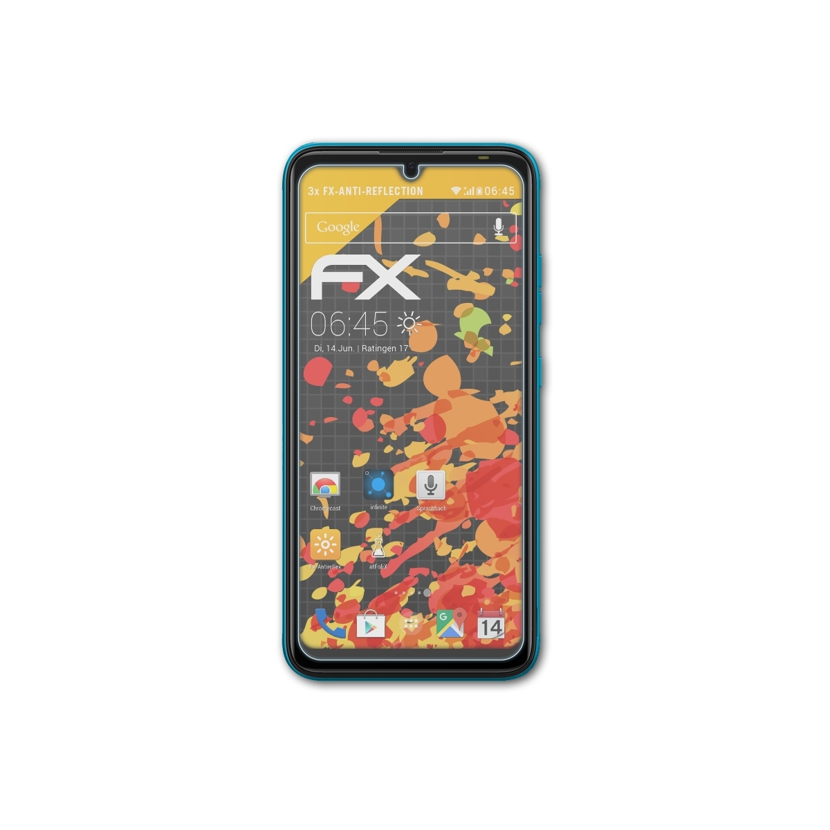 FX-Antireflex 5) Pop ATFOLIX 3x Displayschutz(für Tecno