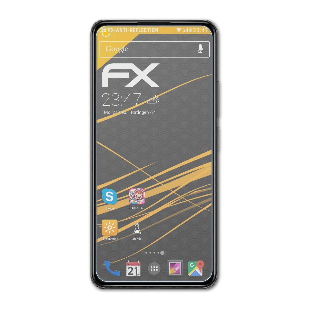 3x ATFOLIX 11 5G) Mi Xiaomi FX-Antireflex Displayschutz(für Lite