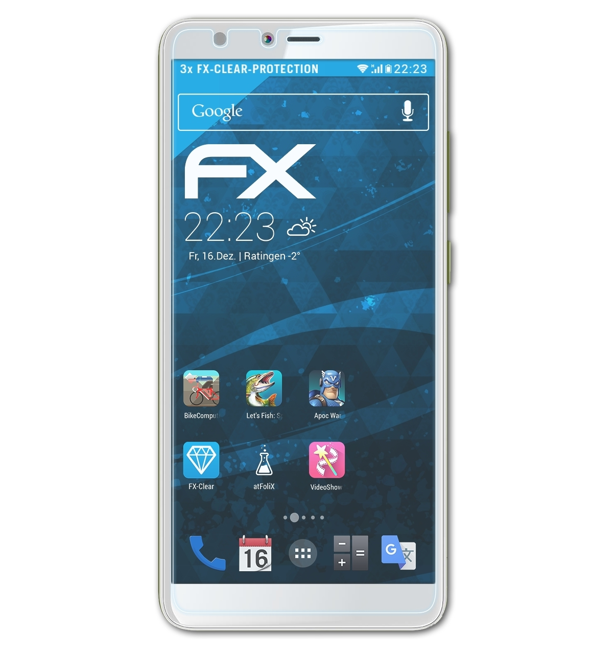 ATFOLIX 3x FX-Clear Displayschutz(für GS100) Gigaset