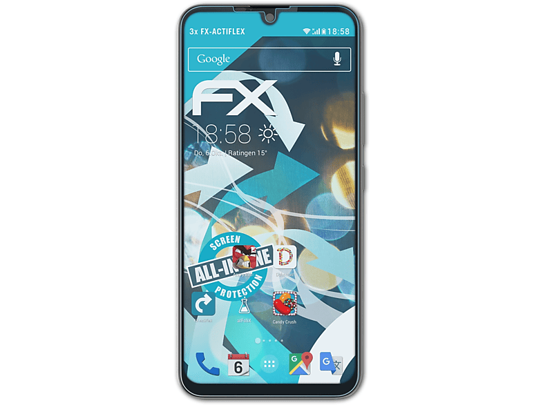 ATFOLIX 3x FX-ActiFleX Displayschutz(für Gigaset GS190)