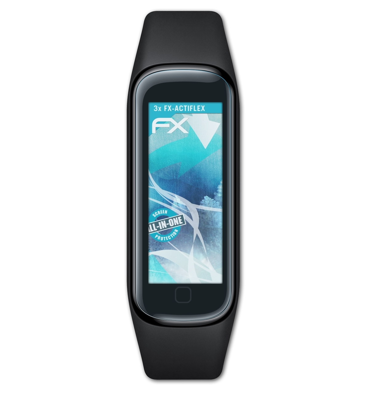 ATFOLIX 3x FX-ActiFleX Fit2) Galaxy Displayschutz(für Samsung