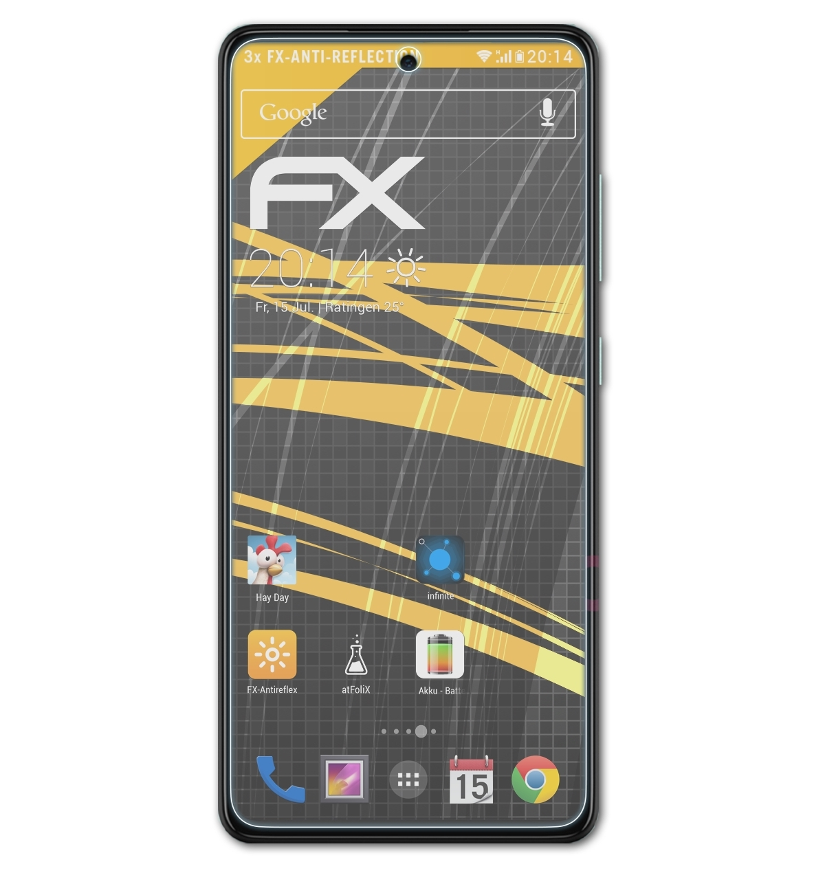 FX-Antireflex Displayschutz(für Galaxy A52) ATFOLIX Samsung 3x